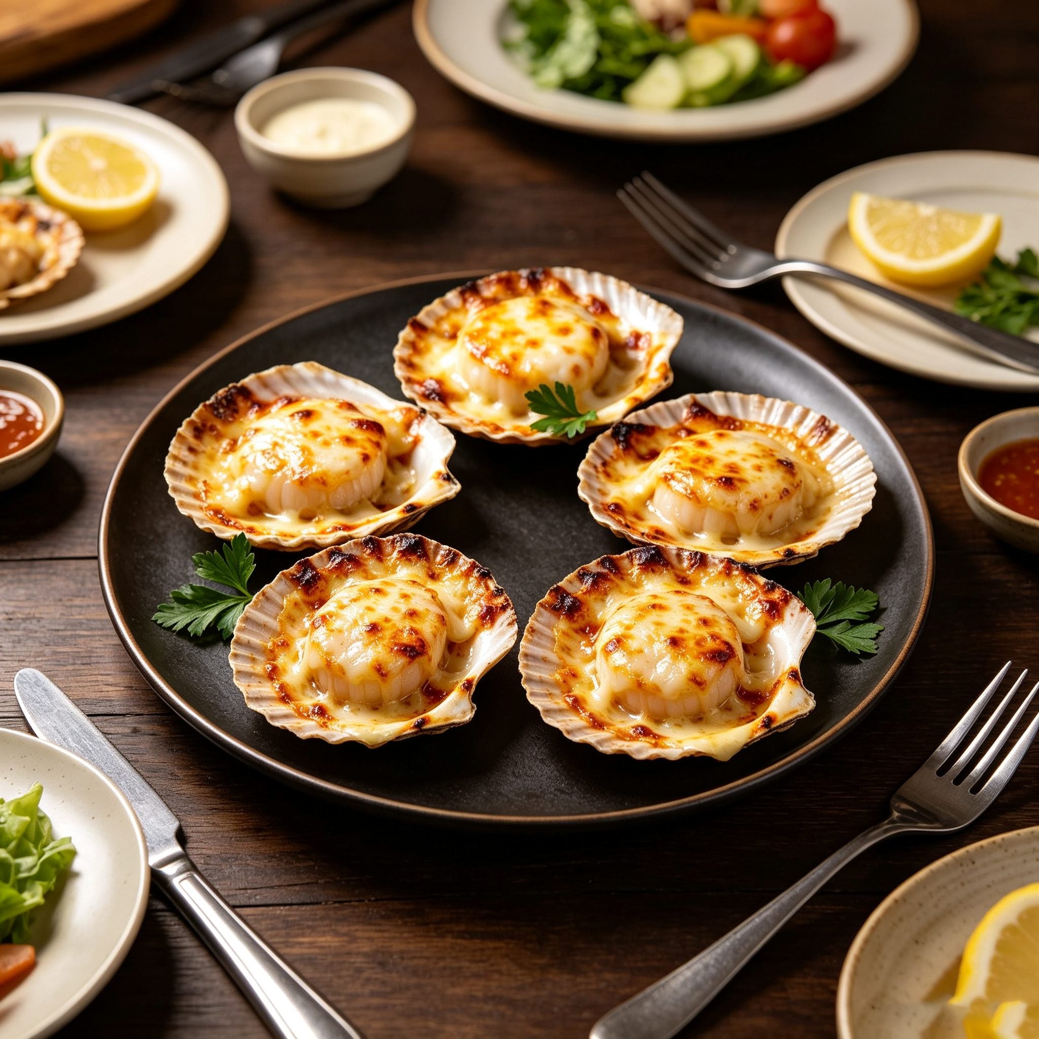 Frozen Half Shell Scallops
